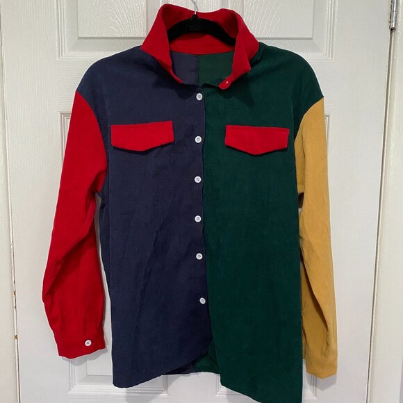 Multi-coloured Long Sleeve Button Up Shirt - Picture 2 of 11